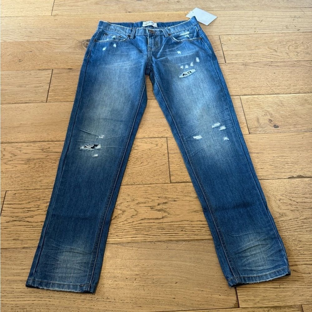 One‎ Teaspoon Awesome Baggies Jeans Blue Cult Distressed Relaxed 26 NEW (848)